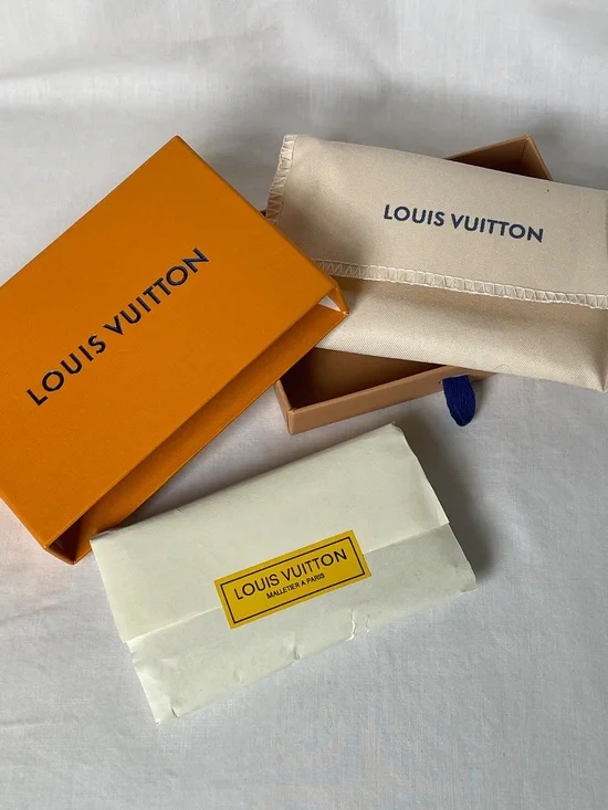 Louis Vuitton Monogram Canvas Key Pouch Coin Purse Pochette Cles Black - Picture 9 of 12